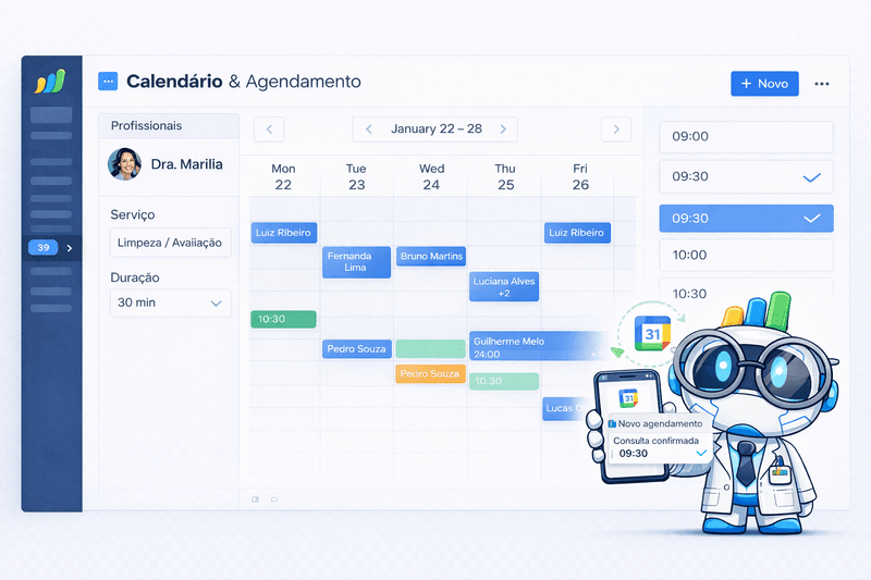 Agendamento por Profissional
